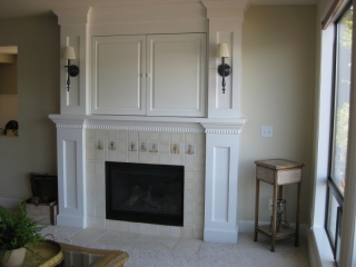 Lake Washington Fireplace After