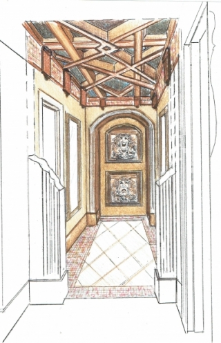 Woodway Theater Entry Concept